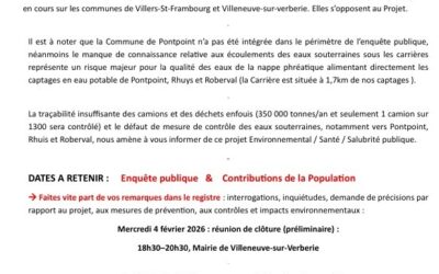 Projet d’extension et renouvellement de la carrière de sables siliceux de butte du Moulin